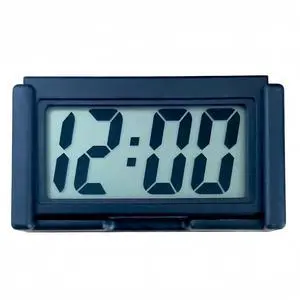 Car Dashboard Digital Clock - with Jumbo LCD Time & Day Display - Mini Automotive Stick On Watch for Car Truck Dashboard & Air Vent (Black) Car Dashboard Digital Clock - with Jumbo LCD Time & Day Display - Mini Automotive Stick On Watch for Car Truck Dashboard & Air Vent (Black)