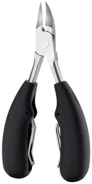 Professional Toenail Clippers for Thick & Ingrown Nails - Extra Sharp Curved Blade, Double Spring, Non-Slip Handle - Podiatrist Recommended for Men/Seniors with Hard/Thick Toenails (Black) Professional Toenail Clippers for Thick & Ingrown Nails - Extra Sharp Curved Blade, Double Spring, Non-Slip Handle - Podiatrist Recommended for Men/Seniors with Hard/Thick Toenails (Black)