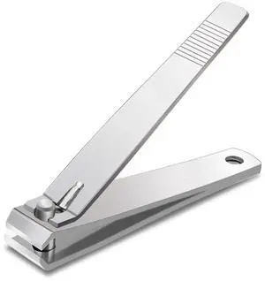 Straight Nail Clippers for Thick Nails Sturdy Stainless Steel Fingernail Toenail Clippers Trimmers Thick Toenail Clipper for Men Women (Silver) Straight Nail Clippers for Thick Nails Sturdy Stainless Steel Fingernail Toenail Clippers Trimmers Thick Toenail Clipper for Men Women (Silver)