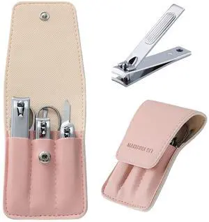 Nail Clipper Set Gifts for Women, 6 Pcs Case Fingernail Clipper Christmas Stocking Stuffers for Adults (Pink) Nail Clipper Set Gifts for Women, 6 Pcs Case Fingernail Clipper Christmas Stocking Stuffers for Adults (Pink)