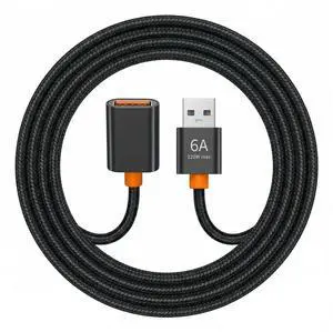 USB Extension Cable 3.3FT,USB 2.0 Type A Male to Female USB Extender Cord Nylon Braided 480Mbps Data Transfer for Keyboard, Webcam, Mouse, Gamepad, Flash Drive, Printer, Camera and More USB Extension Cable 3.3FT,USB 2.0 Type A Male to Female USB Extender Cord Nylon Braided 480Mbps Data Transfer for Keyboard, Webcam, Mouse, Gamepad, Flash Drive, Printer, Camera and More