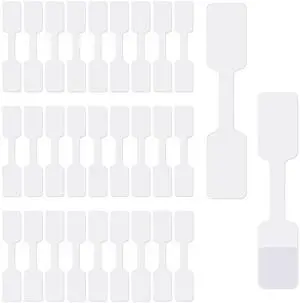 200 Pieces Blank Jewelry Price Tags Stickers White Jewelry Price Label Self Adhesive Short Dumbbell, Rectangle Barbell Label for Necklace Earring Identify 200 Pieces Blank Jewelry Price Tags Stickers White Jewelry Price Label Self Adhesive Short Dumbbell, Rectangle Barbell Label for Necklace Earring Identify