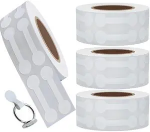 2000PCS Price Stickers for Small Business Jewelry Price Tags Self Adhesive White Blank Jewelry Price Label Roll for Clothing Ring Necklace Earring Price Identify Round Label (White) 2000PCS Price Stickers for Small Business Jewelry Price Tags Self Adhesive White Blank Jewelry Price Label Roll for Clothing Ring Necklace Earring Price Identify Round Label (White)