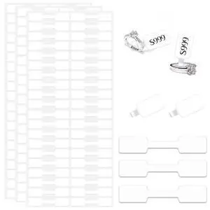 1000 Pcs Coated Paper Jewelry Tags Writable Blank Rectangle Jewelry Tags for Pricing Self Adhesive Jewelry Price Tags for Bracelets Rings Necklaces Earrings and Other Handicrafts Price Identify 1000 Pcs Coated Paper Jewelry Tags Writable Blank Rectangle Jewelry Tags for Pricing Self Adhesive Jewelry Price Tags for Bracelets Rings Necklaces Earrings and Other Handicrafts Price Identify