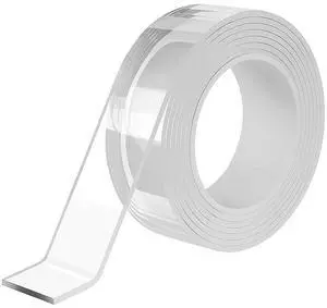 Double-Sided Heavy Duty Clear Mounting Tape, Nano Tape (9.8FT) Double-Sided Heavy Duty Clear Mounting Tape, Nano Tape (9.8FT)