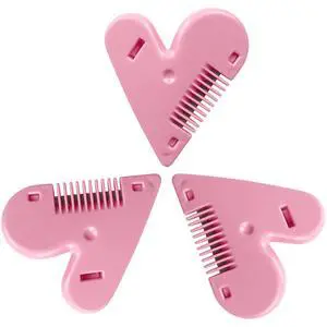 Portable Pubic Hair Trimmer for Women, Heart-Shaped Intimate Shaping Tool, Compact Hair Razor Comb Cutter for Kid, Women, Girls (Red) Portable Pubic Hair Trimmer for Women, Heart-Shaped Intimate Shaping Tool, Compact Hair Razor Comb Cutter for Kid, Women, Girls (Red)