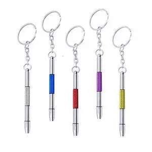 5 Pcs Mini Eyeglass Screwdriver, 4 in1 Watches Mini Precision, Stainless Steel Screwdriver Kit, Eyeglass Repair Set with Keychain,Stainless Steel Alloy Watchmaker Tool (5 colors) 5 Pcs Mini Eyeglass Screwdriver, 4 in1 Watches Mini Precision, Stainless Steel Screwdriver Kit, Eyeglass Repair Set with Keychain,Stainless Steel Alloy Watchmaker Tool (5 colors)