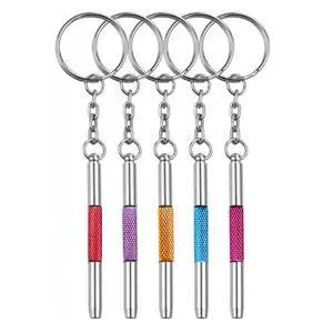 5 Pcs Eyeglass Screwdriver Repair Kit Precision 4 in 1 Mini Screwdrivers Set,Sunglass Watch Toy Repair with Keychain, Stainless Steel Alloy Tool,Flat Head, Phillips, Hex(5 colors) 5 Pcs Eyeglass Screwdriver Repair Kit Precision 4 in 1 Mini Screwdrivers Set,Sunglass Watch Toy Repair with Keychain, Stainless Steel Alloy Tool,Flat Head, Phillips, Hex(5 colors)