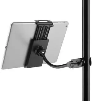 Mic Stand Phone Holder, Flexible Phone Holder for Microphone-Stand, Adjustable Mic Stand Holders for Most Mobile Phones And Tablets(COLOR:Black) Mic Stand Phone Holder, Flexible Phone Holder for Microphone-Stand, Adjustable Mic Stand Holders for Most Mobile Phones And Tablets(COLOR:Black)
