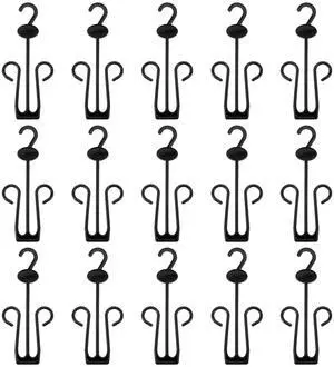 15PCS Shoe Display Hook Shoes Hanger Organizer Drying Rack Plastic Sneaker Holder Storage for Closet Organizing Shop Home Supermarket Mall Black 15PCS Shoe Display Hook Shoes Hanger Organizer Drying Rack Plastic Sneaker Holder Storage for Closet Organizing Shop Home Supermarket Mall Black