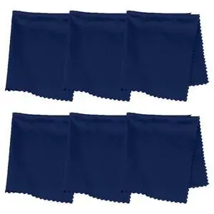 PurCloth - Machine Washable, Lint-Free Microfiber Cloth- Cleans Eyeglasses, Screens, Lenses, Phones and Other Delicate Surfaces - Made in USA - 6 Pack, Dark Blue PurCloth - Machine Washable, Lint-Free Microfiber Cloth- Cleans Eyeglasses, Screens, Lenses, Phones and Other Delicate Surfaces - Made in USA - 6 Pack, Dark Blue