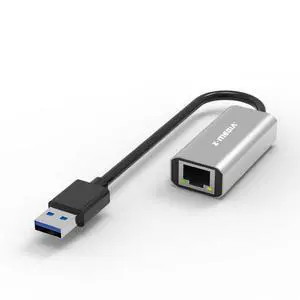 XM-UE3000 USB 3.0 Type-A 10/100/1000Mbps Gigabit Ethernet LAN Network Adapter | Plug & Play | Realtek RTL8153 Chipset | Windows 11 & Linux Supported XM-UE3000 USB 3.0 Type-A 10/100/1000Mbps Gigabit Ethernet LAN Network Adapter | Plug & Play | Realtek RTL8153 Chipset | Windows 11 & Linux Supported