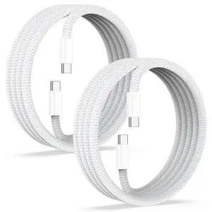 USB C to USB C Cable 3FT for iPhone 17, 2 Pack Braided iPhone Type C Charger Cord for CarPlay Android Auto, 60W USB C to C Cable Fast Charging for Car iPhone 16 15 iPad Air Pro USB C to USB C Cable 3FT for iPhone 17, 2 Pack Braided iPhone Type C Charger Cord for CarPlay Android Auto, 60W USB C to C Cable Fast Charging for Car iPhone 16 15 iPad Air Pro