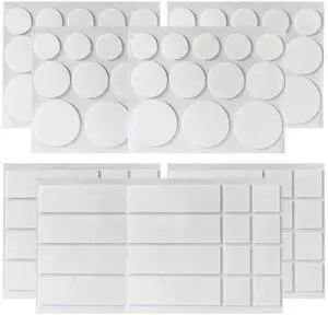 Double Sided Tape Heavy Duty(Assorted 96PCS), Nano Adhesive Mounting Tape Wall Decor,Sticky Picture Hanging Adhesive Strips Poster Tape Double Sided Tape Heavy Duty(Assorted 96PCS), Nano Adhesive Mounting Tape Wall Decor,Sticky Picture Hanging Adhesive Strips Poster Tape