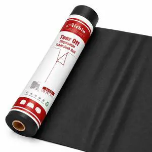 Plastic Table Cloth, 110 Ft X 54 in Disposable Tablecloth PEVA Black Plastic Tablecloth Roll with Any Cut Sliding Cutters Premium Table Cover Roll for Everyday Tables, Meals, Parties, Crafts, Picnics Plastic Table Cloth, 110 Ft X 54 in Disposable Tablecloth PEVA Black Plastic Tablecloth Roll with Any Cut Sliding Cutters Premium Table Cover Roll for Everyday Tables, Meals, Parties, Crafts, Picnics