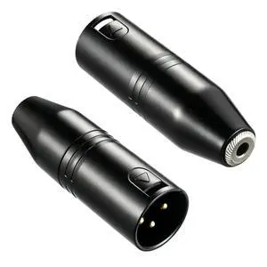 3.5mm to XLR, 2-Pack 3.5mm Stereo TRS Mini-Jack Female to 3-Pin XLR Male Microphone Adapter, Audio Converter for Camcorders, Recorders, Mixers 3.5mm to XLR, 2-Pack 3.5mm Stereo TRS Mini-Jack Female to 3-Pin XLR Male Microphone Adapter, Audio Converter for Camcorders, Recorders, Mixers