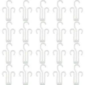 20 Pack White Plastic Shoe Drying Shelf Hangers, Lightweight, Durable, Sturdy, Quick Drying, Ideal for Home, Store, Mall 20 Pack White Plastic Shoe Drying Shelf Hangers, Lightweight, Durable, Sturdy, Quick Drying, Ideal for Home, Store, Mall