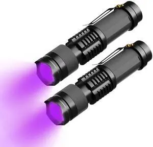 UV 365nm Blacklight Flashlight Ultraviolet Low Lumen Dim Uv Light Wood's lamp Detector for Dog Urine Pet Stains Anti-counterfeiting Resin Curing (Powered by Single AA Battery, Not Included) UV 365nm Blacklight Flashlight Ultraviolet Low Lumen Dim Uv Light Wood's lamp Detector for Dog Urine Pet Stains Anti-counterfeiting Resin Curing (Powered by Single AA Battery, Not Included)