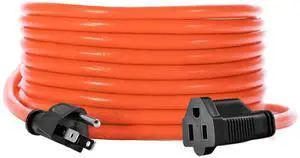 10ft Outdoor Extension Cord, 10-Foot 16/3 Weatherproof Indoor/Outdoor Extension Cable, Flexible SJTW 16-Gauge Pure Copper Wire, Durable Vinyl Jacket, UL/ETL Certified, 13A 1610W, Orange 10ft Outdoor Extension Cord, 10-Foot 16/3 Weatherproof Indoor/Outdoor Extension Cable, Flexible SJTW 16-Gauge Pure Copper Wire, Durable Vinyl Jacket, UL/ETL Certified, 13A 1610W, Orange