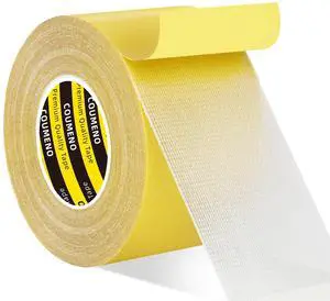 Thin Double Sided Tape Heavy Duty, 2.2in x 33FT Clear Mesh Double Sided Duct Tape, Strong Wall Mounting Tape Waterproof Adhesive Strips for Fabric, Crafts, Outdoor & Indoor, Cinta Doble Cara Thin Double Sided Tape Heavy Duty, 2.2in x 33FT Clear Mesh Double Sided Duct Tape, Strong Wall Mounting Tape Waterproof Adhesive Strips for Fabric, Crafts, Outdoor & Indoor, Cinta Doble Cara