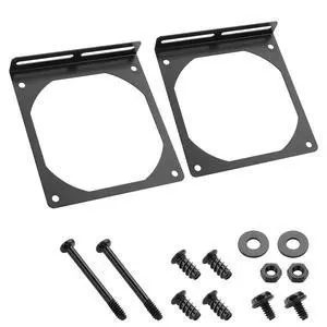 Fan Mount Stand Bracket, Metal Computer Case Fan Mount Rack Kit, Universal PC Case Fan Holder Accessory for Enhanced Cooling System DIY (2PCS) (12CM) Fan Mount Stand Bracket, Metal Computer Case Fan Mount Rack Kit, Universal PC Case Fan Holder Accessory for Enhanced Cooling System DIY (2PCS) (12CM)