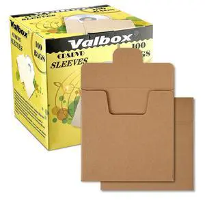 CD Sleeves 100 Packs Kraft Paper Envelopes 5 x 5 Inches Brown DVD Paper Cardboard Envelopes CD Paper Storage Holder Covers CD Sleeves 100 Packs Kraft Paper Envelopes 5 x 5 Inches Brown DVD Paper Cardboard Envelopes CD Paper Storage Holder Covers