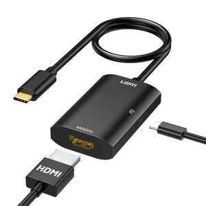 USB-C to HDMI Adapter with 100W PD Fast Charging, 4K@60Hz Type-C to HDMI Converter, Compatible with iPhone 15/iPad/iPad Pro/iPad mini/MacBook/MacBook Pro/MacBook Air/Windows/, HDCP Not Supported USB-C to HDMI Adapter with 100W PD Fast Charging, 4K@60Hz Type-C to HDMI Converter, Compatible with iPhone 15/iPad/iPad Pro/iPad mini/MacBook/MacBook Pro/MacBook Air/Windows/, HDCP Not Supported