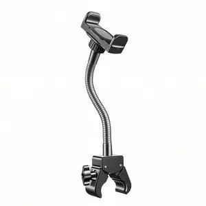 KBC1417 Phone Holder for Mic Stand, 9-Inch Gooseneck, Super Clamp KBC1417 Phone Holder for Mic Stand, 9-Inch Gooseneck, Super Clamp