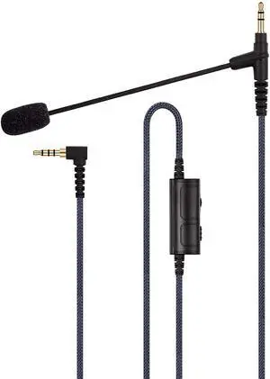 Cable Boom Microphone Compatible with HyperX Cloud Flight | 3.5mm Jack Headphone - Volume Control for Playstation PS4 or Xbox One Controller, PC, Tablet,Laptop,Smartphone - Boompro Gaming Mic (150CM) Cable Boom Microphone Compatible with HyperX Cloud Flight | 3.5mm Jack Headphone - Volume Control for Playstation PS4 or Xbox One Controller, PC, Tablet,Laptop,Smartphone - Boompro Gaming Mic (150CM)