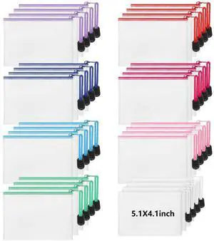 32 Pcs Mesh Zipper Bags Bikini Organizer,Classic Color,5.1 x 4.1 Inch 32 Pcs Mesh Zipper Bags Bikini Organizer,Classic Color,5.1 x 4.1 Inch