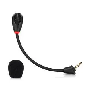 Microphone Replacement for Kingston HyperX Cloud II Wireless Gaming Headset, Detachable Mic Boom with LED Mute Indicator on PC PS5 PS4 Xbox Series X/S Microphone Replacement for Kingston HyperX Cloud II Wireless Gaming Headset, Detachable Mic Boom with LED Mute Indicator on PC PS5 PS4 Xbox Series X/S