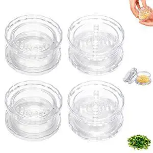 4PCS Transparent Manual Garlic Twist - Multi-Functional Mincer & Grinder for Garlic, Onion, Ginger, Herbs, Nuts 4PCS Transparent Manual Garlic Twist - Multi-Functional Mincer & Grinder for Garlic, Onion, Ginger, Herbs, Nuts