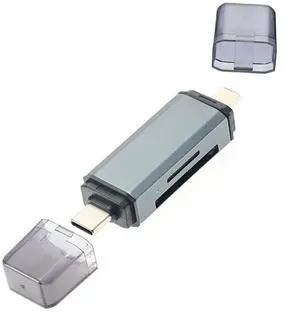 SD Card Reader for iPhone, iPad, USB C SD Card Adapter, Memory Card Readers for Digital Camera Adapters, Support SD, Micro SD, Plug and Play SD Card Reader for iPhone, iPad, USB C SD Card Adapter, Memory Card Readers for Digital Camera Adapters, Support SD, Micro SD, Plug and Play