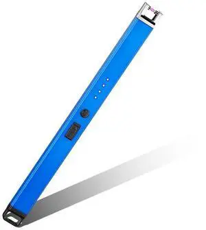 Lighter Electric Arc Lighters for Candle, Long Neck Flameless & Windproof Rechargeable USB, Camping BBQ (Blue) Lighter Electric Arc Lighters for Candle, Long Neck Flameless & Windproof Rechargeable USB, Camping BBQ (Blue)