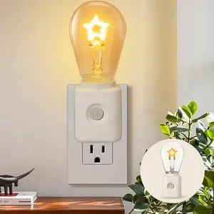 Night Light,Led Night Lights Plug in, Motion Activated Nightlights Bulb Plug into Wall, Warm White, Dusk to Dawn Sensor, Adjustable Brightness 10-100LM, for Bedroom Night Light,Led Night Lights Plug in, Motion Activated Nightlights Bulb Plug into Wall, Warm White, Dusk to Dawn Sensor, Adjustable Brightness 10-100LM, for Bedroom