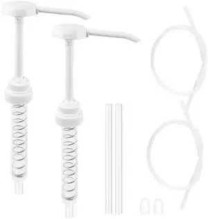 2 Pcs Gallon Pump Dispenser, 1 oz Dispensers Pump for 5 Gallon Bucket Pump with Extended Tube Cap, 5 Gallon Bucket Pump Fit 38/400, Heavy Duty Gallon Pump Dispenser for Jug Shampoo Condiment Detergent 2 Pcs Gallon Pump Dispenser, 1 oz Dispensers Pump for 5 Gallon Bucket Pump with Extended Tube Cap, 5 Gallon Bucket Pump Fit 38/400, Heavy Duty Gallon Pump Dispenser for Jug Shampoo Condiment Detergent