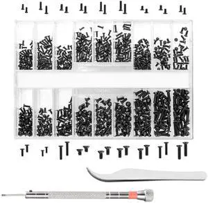 630 Pcs Tiny Micro Repair Screw Kit Eyeglass Sunglass Repair Kit with Screwdriver for Repair Spectacles, Watch, Jewelry 630 Pcs Tiny Micro Repair Screw Kit Eyeglass Sunglass Repair Kit with Screwdriver for Repair Spectacles, Watch, Jewelry