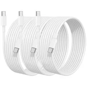 USB C to C Charging Cable for iPhone 17 16 15 Charger Cord,3Pack 6FT Apple C to C Cable Fast Charging for iPhone 17 16 Pro Max/15 Pro/16/16e/15/Air,MacBook Pro,iPad 11/10 inch USB C to C Charging Cable for iPhone 17 16 15 Charger Cord,3Pack 6FT Apple C to C Cable Fast Charging for iPhone 17 16 Pro Max/15 Pro/16/16e/15/Air,MacBook Pro,iPad 11/10 inch