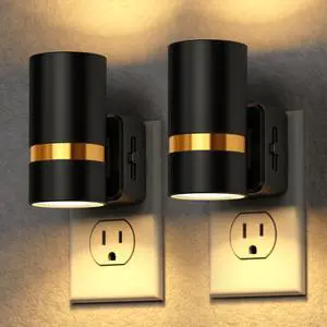 LED Night Light, 2 Pack, Dimmable Night Light Plug in LED Night Light, 2 Pack, Dimmable Night Light Plug in