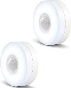 Motion Sensor Night Light - Plug-in 6000K Cool White Anti-Glare LED Nightlight, Ultra Bright Cozy Soft Glow Not Dazzling for Hallway, Stairs, Garage, Bedroom, Bathroom, Garage, Kitchen, 2 Pack Motion Sensor Night Light - Plug-in 6000K Cool White Anti-Glare LED Nightlight, Ultra Bright Cozy Soft Glow Not Dazzling for Hallway, Stairs, Garage, Bedroom, Bathroom, Garage, Kitchen, 2 Pack