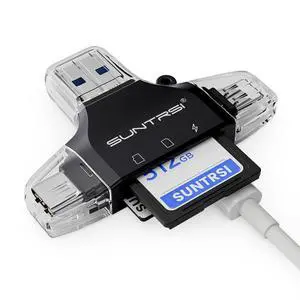 4 in 1 SD Card Reader for iPhone ipad Android Mac PC Camera,Micro SD Card Reader SD Card Adapter Portable Memory Card Reader Trail Camera Viewer for SD and TF Card 4 in 1 SD Card Reader for iPhone ipad Android Mac PC Camera,Micro SD Card Reader SD Card Adapter Portable Memory Card Reader Trail Camera Viewer for SD and TF Card