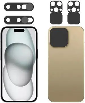 Front Camera Cover Compatible for iPhone 16Pro /16 Pro Max with Rear Lens Cover,Protect Privacy and Security But Not Affect Facial Recognition(2Pack)-2025 Updated Version Front Camera Cover Compatible for iPhone 16Pro /16 Pro Max with Rear Lens Cover,Protect Privacy and Security But Not Affect Facial Recognition(2Pack)-2025 Updated Version