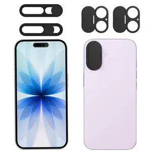 Privacy Lens Cover Compatible for iPhone 17 with Front Camera Cover,Protect Privacy and Security But Not Affect Facial Recognition2Pack Black Privacy Lens Cover Compatible for iPhone 17 with Front Camera Cover,Protect Privacy and Security But Not Affect Facial Recognition2Pack Black