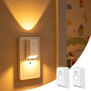 2 X Plug-in LED Backlit Night Light with Motion Sensor 2 X Plug-in LED Backlit Night Light with Motion Sensor