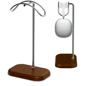 Stand for Desk- Universal Wood&Aluminum Headset Stand Metal Gaming Headphone Holder with Heavy Duty Base for AirPods Max, Xbox One, Sony, Beats, Most Music Headphones(Sliver) Stand for Desk- Universal Wood&Aluminum Headset Stand Metal Gaming Headphone Holder with Heavy Duty Base for AirPods Max, Xbox One, Sony, Beats, Most Music Headphones(Sliver)