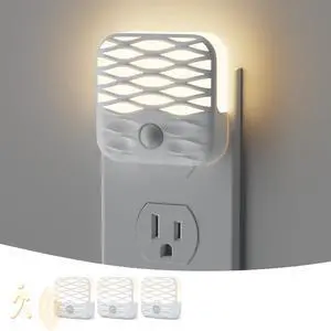 3 Pack Night Lights Plug into Wall,Motion Sensor Nightlights Indoor with Warm White for Stairs, Hallway, Living Room, Kitchen, Entrance, Bathroom, Office 3 Pack Night Lights Plug into Wall,Motion Sensor Nightlights Indoor with Warm White for Stairs, Hallway, Living Room, Kitchen, Entrance, Bathroom, Office