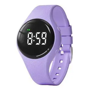 Potty Training Watch - Water Resistant Silent Vibrating Alarm Wristband - Rechargeable Medical Reminder Watch - with Alarm and Lock Screen (Purple) Potty Training Watch - Water Resistant Silent Vibrating Alarm Wristband - Rechargeable Medical Reminder Watch - with Alarm and Lock Screen (Purple)