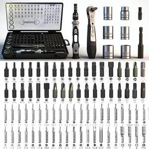 88pc Ultra Low Right Angle Ratchet Screwdriver Bit and Socket Set 88pc Ultra Low Right Angle Ratchet Screwdriver Bit and Socket Set