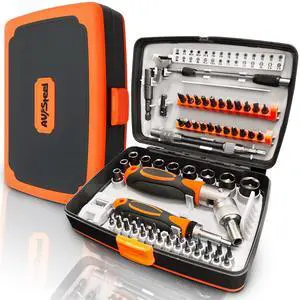 Ratcheting Screwdriver Set 68-in-1, Magnetic Screwdriver Set with Portable Storage Case, Compact Socket Screwdriver Kit for Electronics, PC, Phone, DIY Projects, Home Repairs Ratcheting Screwdriver Set 68-in-1, Magnetic Screwdriver Set with Portable Storage Case, Compact Socket Screwdriver Kit for Electronics, PC, Phone, DIY Projects, Home Repairs