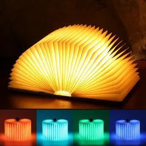 Unique Gifts for Book Lovers Women, 12 Colors Portable Book Lamp Unique Gifts for Book Lovers Women, 12 Colors Portable Book Lamp